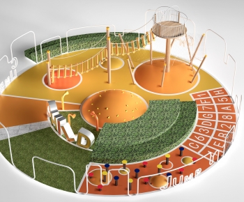 Modern Equipment For Children-ID:958481074