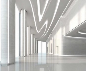Modern Office Reception Desk-ID:625088938