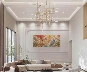 Modern A Living Room-ID:985260018