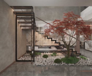New Chinese Style Stairwell-ID:288670061