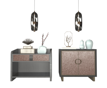 New Chinese Style Bedside Cupboard-ID:653981925