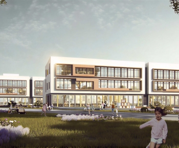Modern School Building-ID:467727902