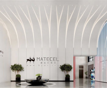 Modern Office Reception Desk-ID:883049017