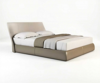 Modern Double Bed-ID:491427906