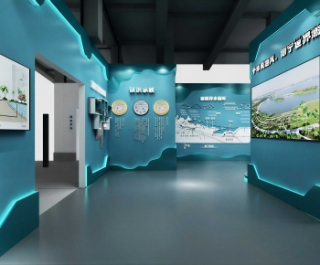 Modern Exhibition Hall-ID:123939994