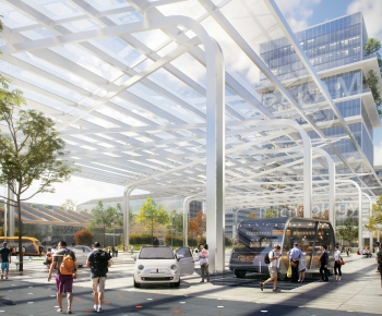 Modern Park Landscape-ID:313564067