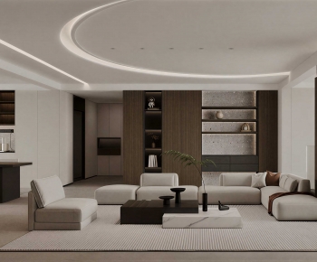 Modern A Living Room-ID:391424898