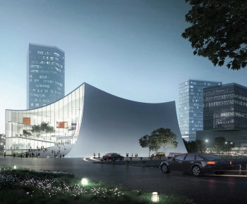 Modern Appearance Of Commercial Building-ID:810108907