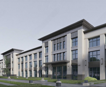 Modern Building Appearance-ID:287159924