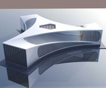 Modern Architecture Of Artistic Style-ID:166297919
