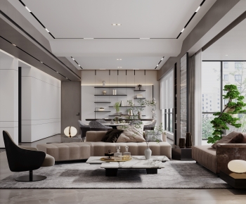 Modern A Living Room-ID:931788926