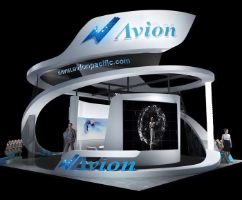 Modern Exhibition Hall-ID:687621121