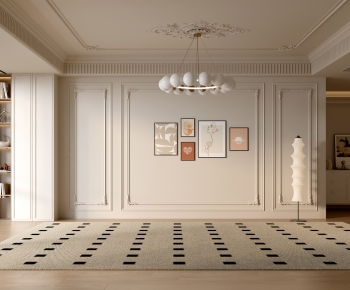 French Style A Living Room-ID:661622053