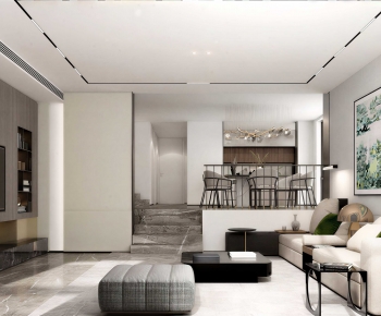 Modern A Living Room-ID:271940954