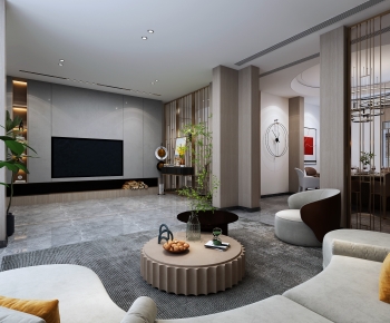 Modern A Living Room-ID:450026997