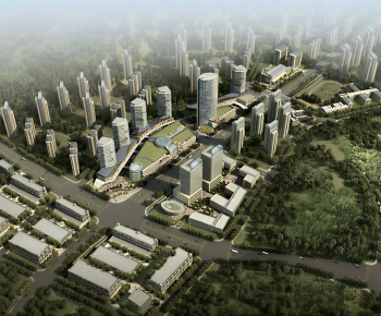 Modern Architectural Bird's-eye View Planning-ID:314159488