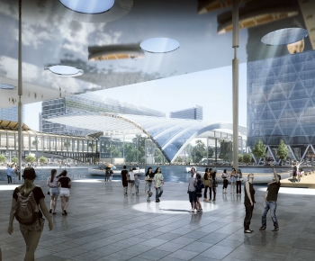 Modern Shopping Mall-ID:541450984