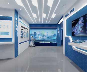 Modern Exhibition Hall-ID:938232908