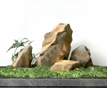 New Chinese Style Rockery Waterscape-ID:385117058