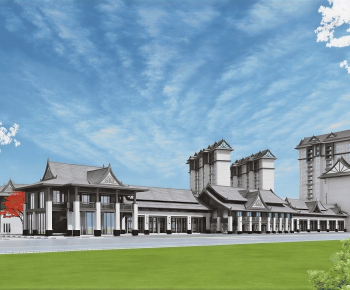 Southeast Asian Style Residential Building-ID:238926899