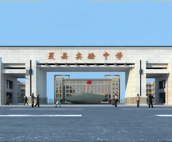 New Chinese Style Facade Element-ID:106884001