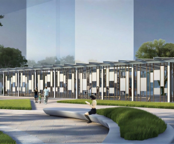 Modern Park Landscape-ID:291099555