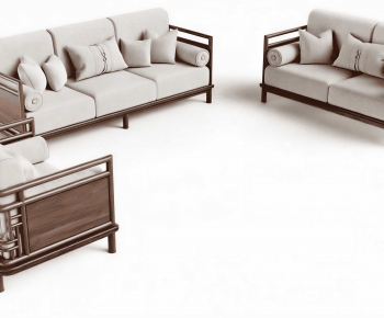 New Chinese Style Sofa Combination-ID:323560269