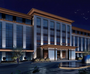 Modern Appearance Of Commercial Building-ID:774420985