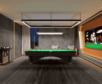 Industrial Style Billiard Room-ID:405100117