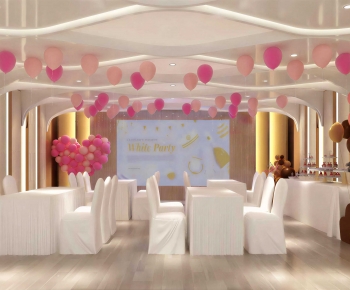 Modern Banquet Hall-ID:757448911