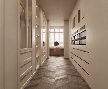 Modern Clothes Storage Area-ID:276122097