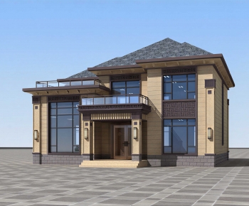 New Chinese Style Detached Villa-ID:634856949