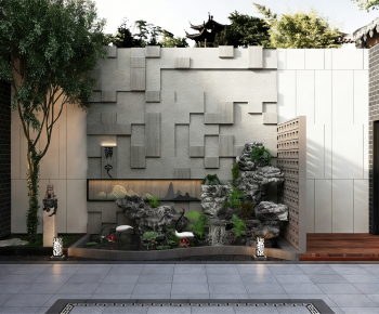 New Chinese Style Courtyard/landscape-ID:772974976