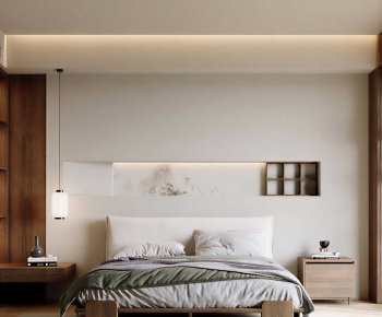 New Chinese Style Bedroom-ID:981616027