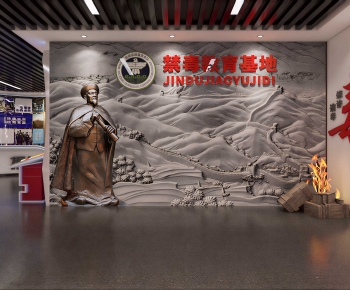Modern Exhibition Hall-ID:755832911