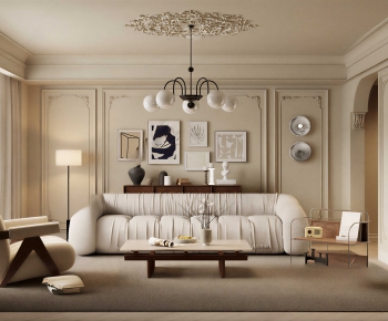 French Style A Living Room-ID:165211925