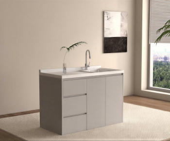 Modern Bathroom Cabinet-ID:610311035