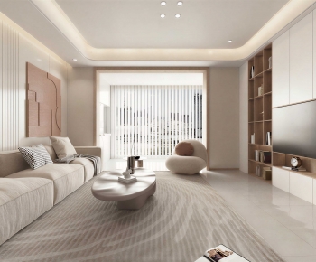 Modern A Living Room-ID:348733906