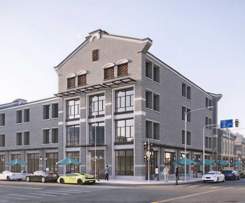 New Chinese Style Appearance Of Commercial Building-ID:102628958
