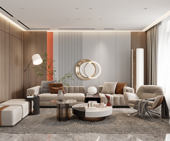 Modern A Living Room-ID:395163067