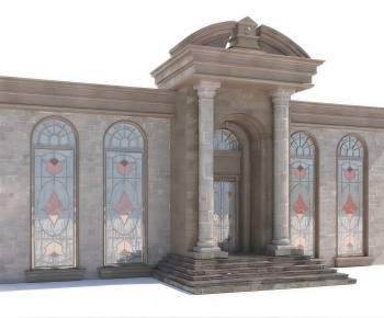 European Style Facade Element-ID:160584935