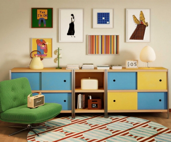 Modern Side Cabinet-ID:127860078