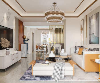 Modern A Living Room-ID:517851113