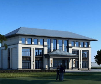 New Chinese Style Public Building-ID:903808129