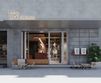 Modern Facade Element-ID:438039067