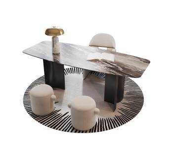 Modern Computer Desk And Chair-ID:944214113