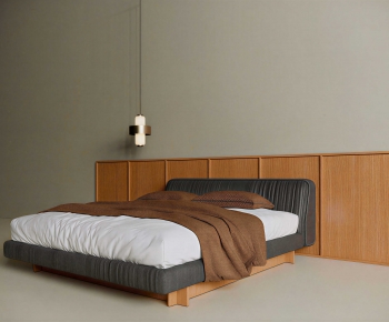Modern Double Bed-ID:521342995