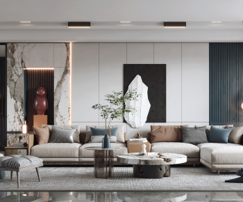 Modern A Living Room-ID:505044944
