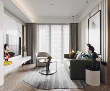 Modern A Living Room-ID:142185933