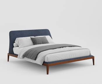 Modern Double Bed-ID:883183006